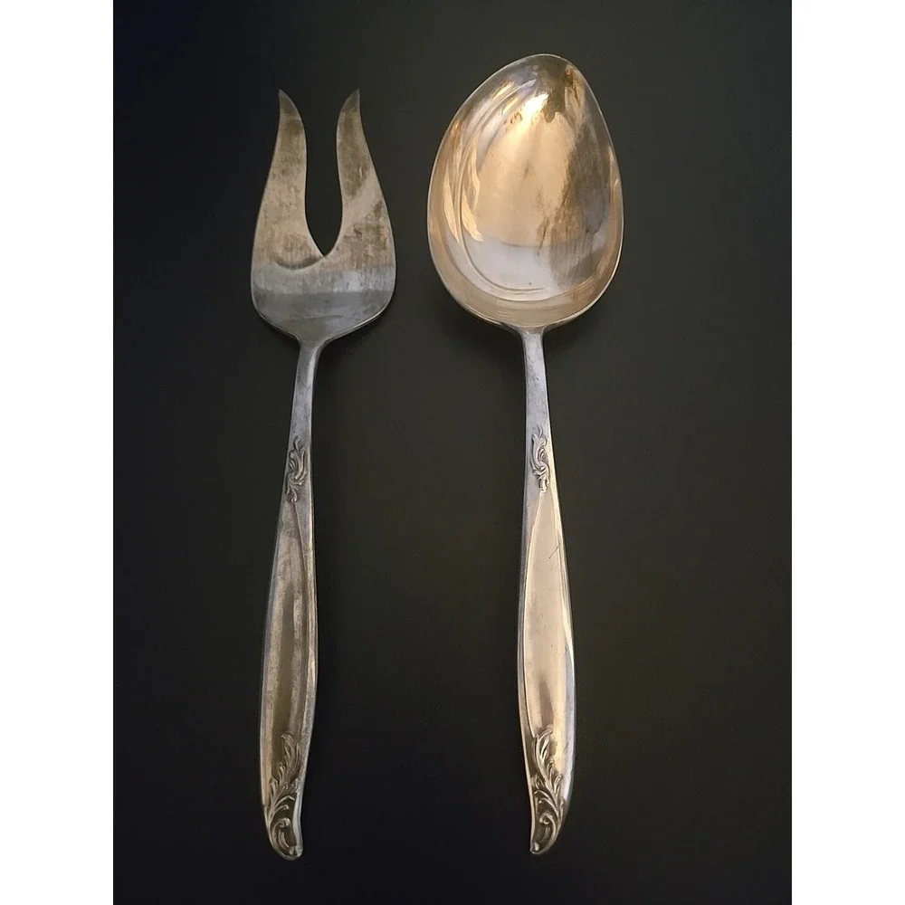 Holmes & Edwards Silverplate  WOODSONG ‎ BUFFET SERVING SET 9 1/4
